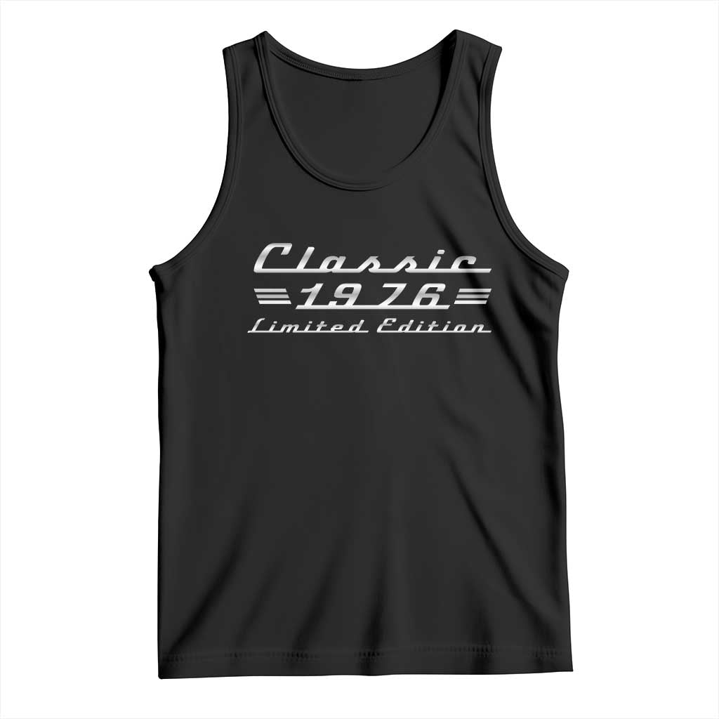 50th Birthday 1976 Limited Edition Classic Car Tank Top
