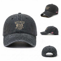 Retired 2028 Not My Problem Anymore Washed Cotton Baseball Cap Funny Joke Humour