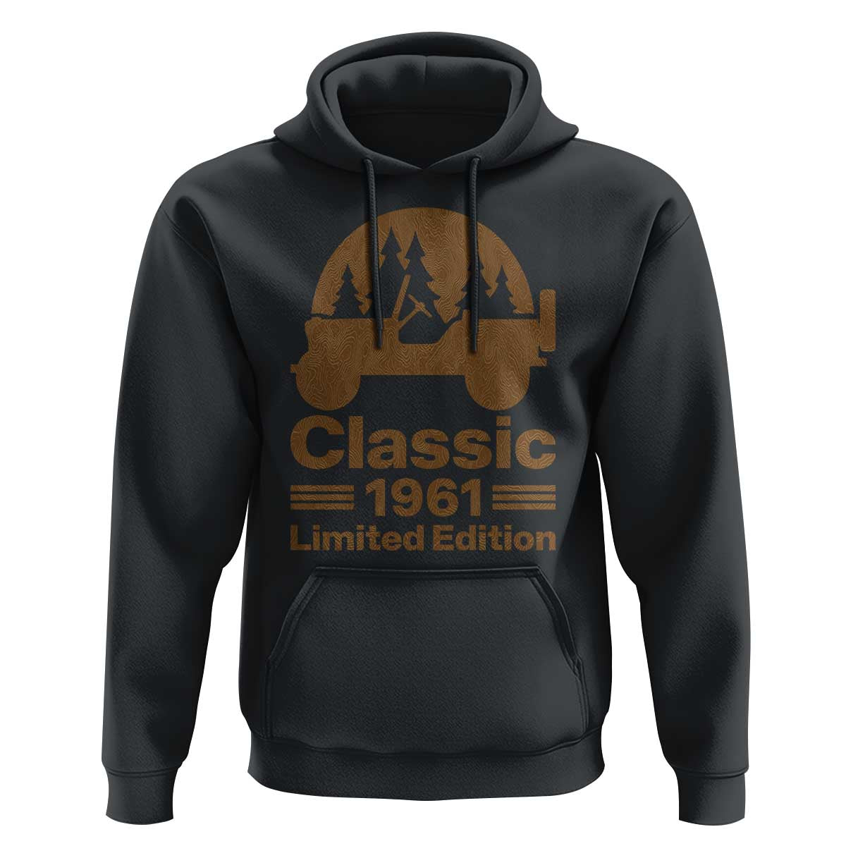 65th Birthday 1961 Limited Edition WWII Military Utility Vehicle Hoodie