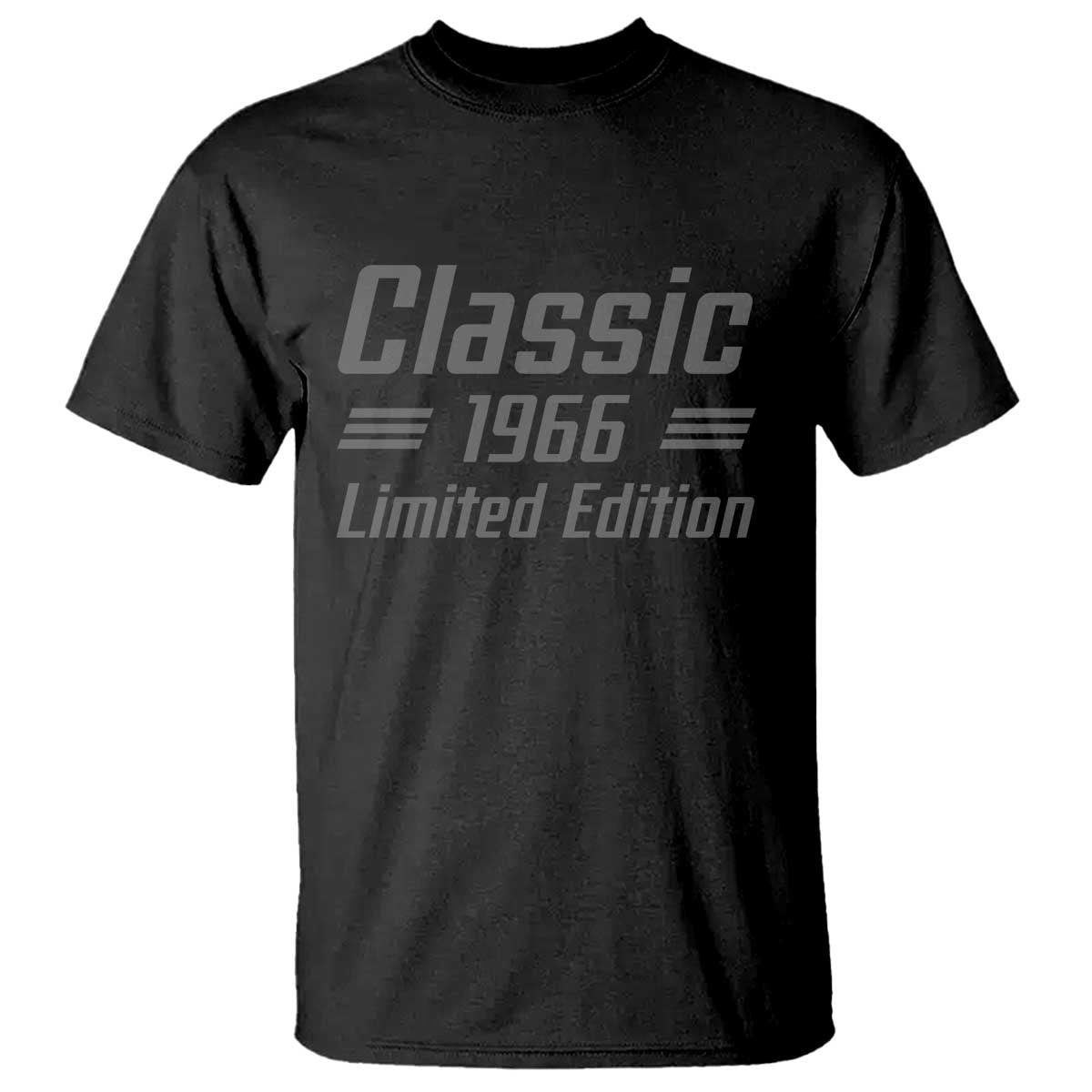 60th Birthday 1966 Limited Edition Classic American Muscle Car T Shirt