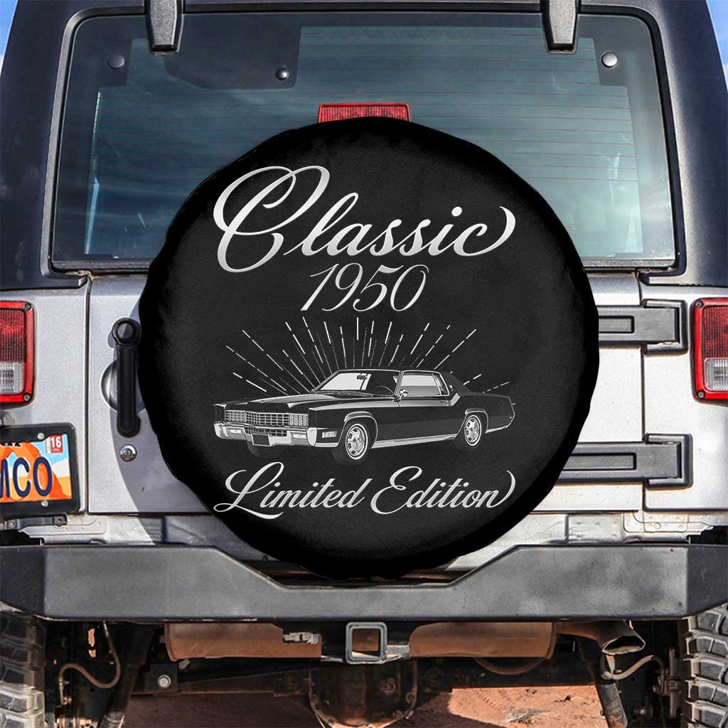 76th Birthday 1950 Limited Edition Spare Tire Cover Vintage Classic American Luxury Car