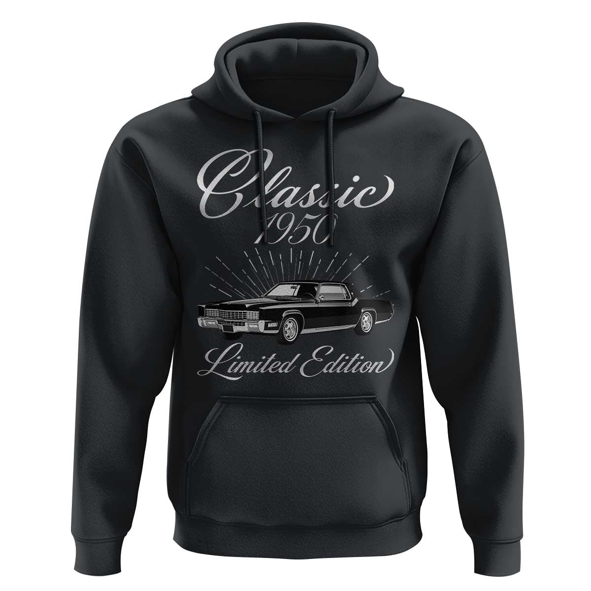76th Birthday 1950 Limited Edition Hoodie Vintage Classic American Luxury Car