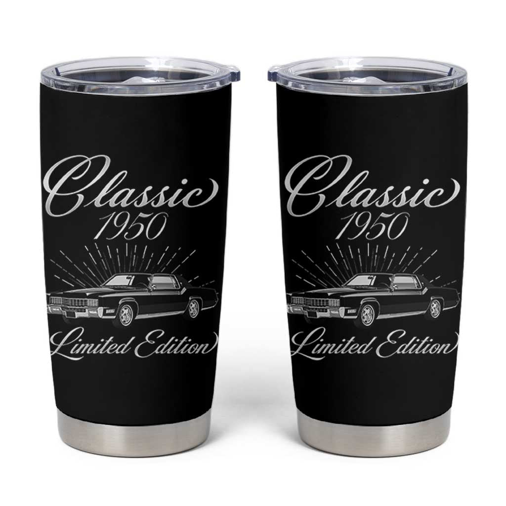 76th Birthday 1950 Limited Edition Tumbler Cup Vintage Classic American Luxury Car