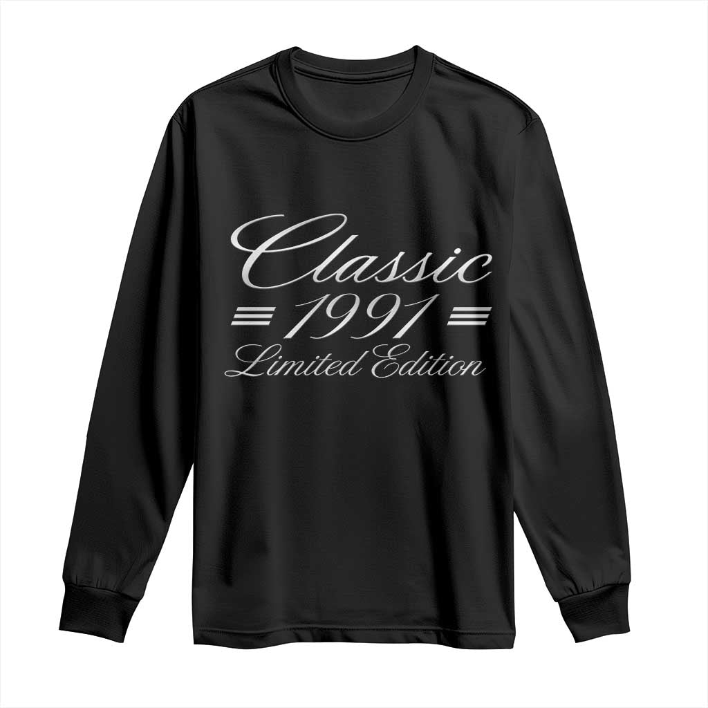 35th Birthday 1991 Limited Edition Classic American Luxury Car Long Sleeve Shirt