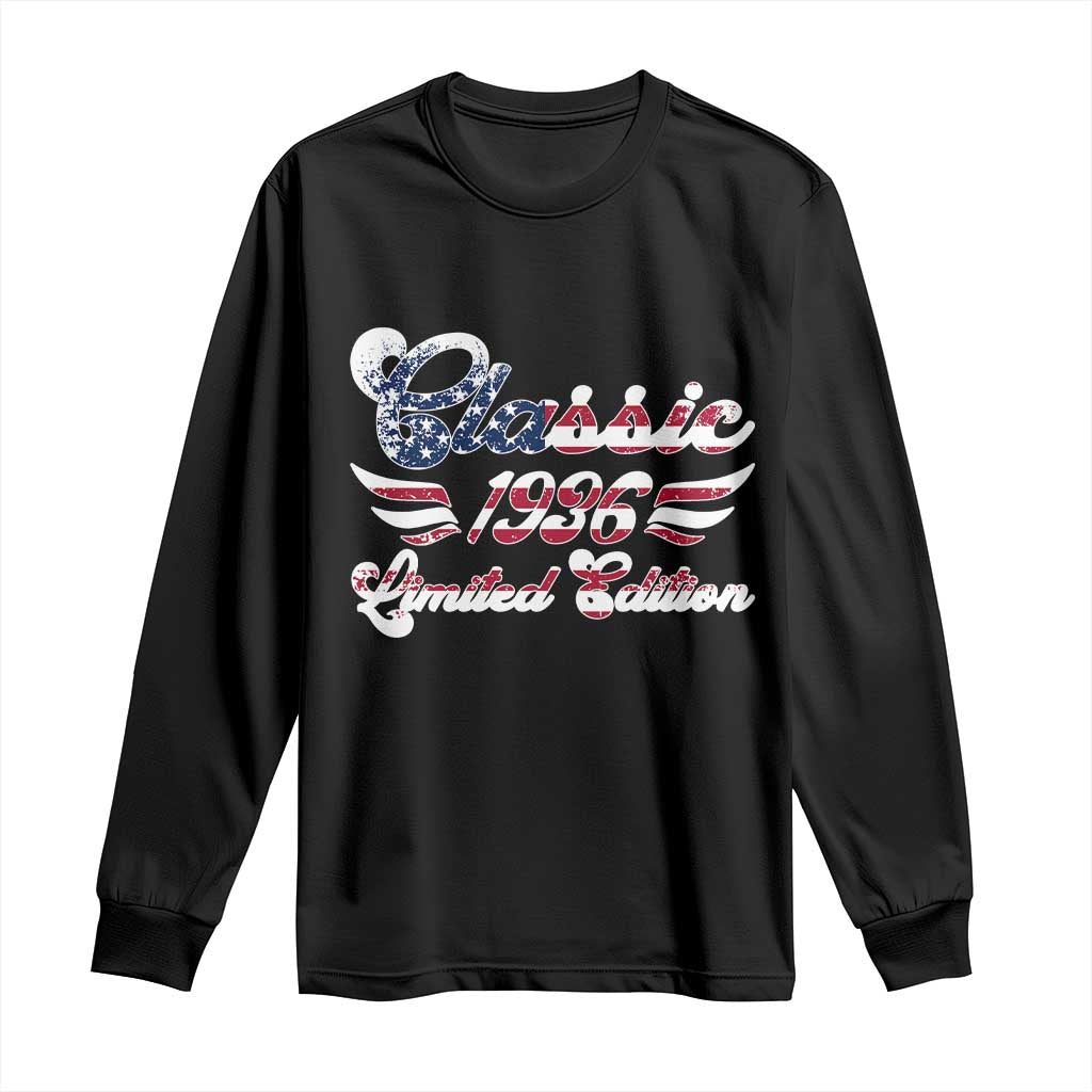 90th Birthday 1936 Limited Edition Classic Pony Car Long Sleeve Shirt