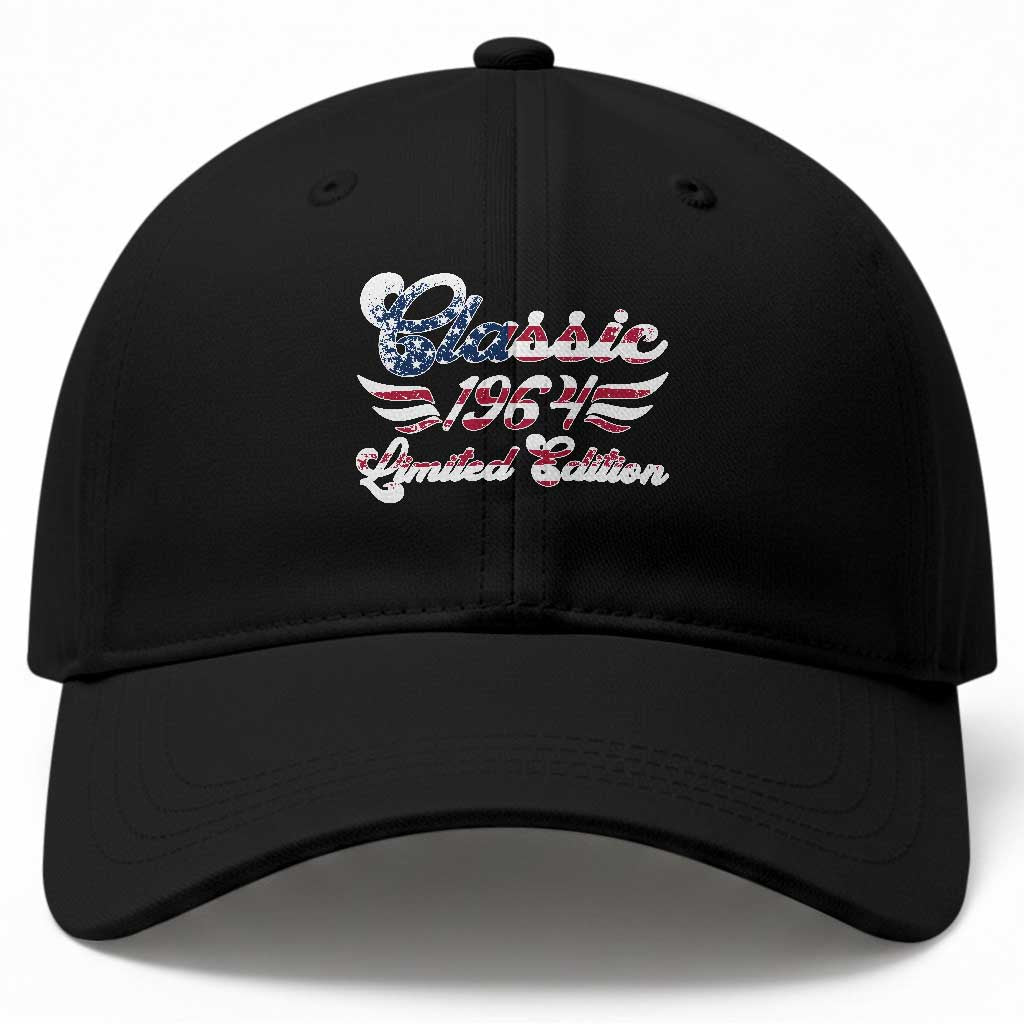 62nd Birthday 1964 Limited Edition Classic Pony Car Inspo Baseball Cap