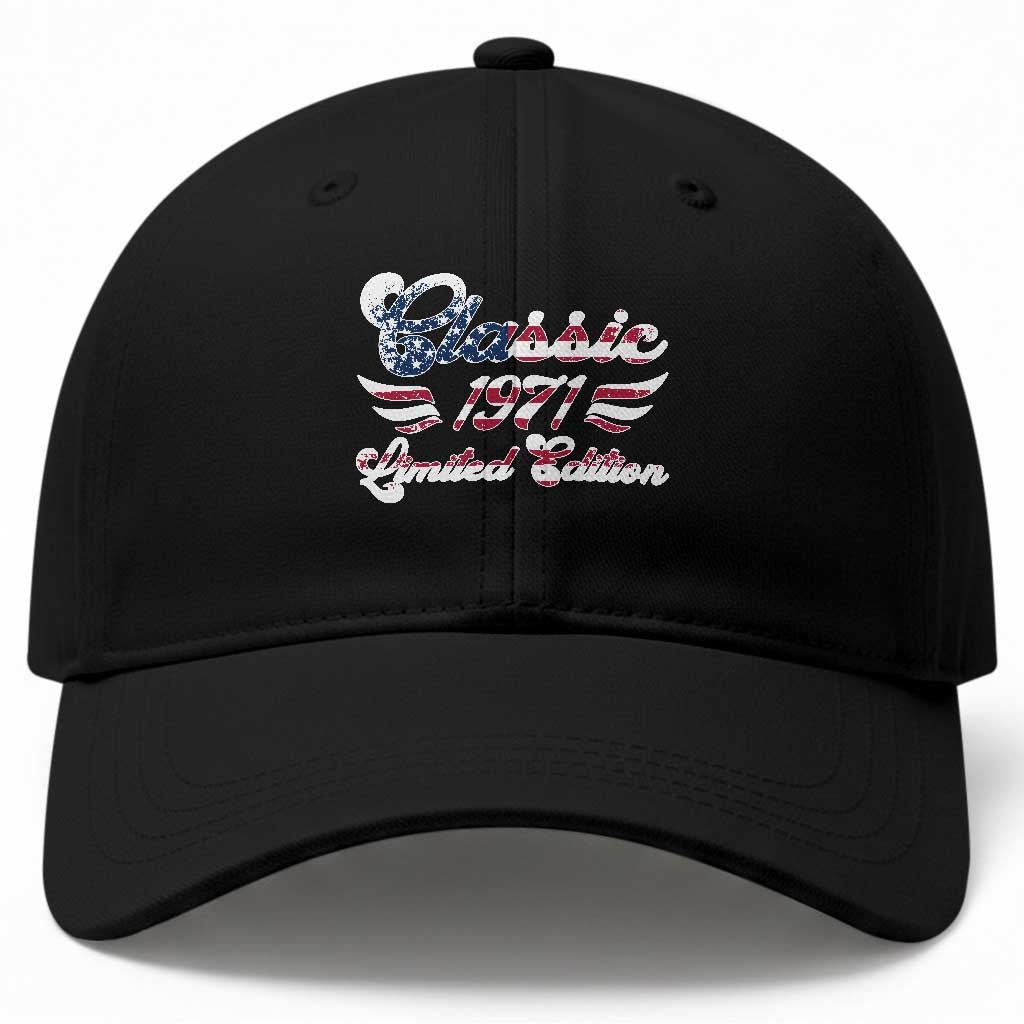 55th Birthday 1971 Limited Edition Classic Pony Car Inspo Baseball Cap