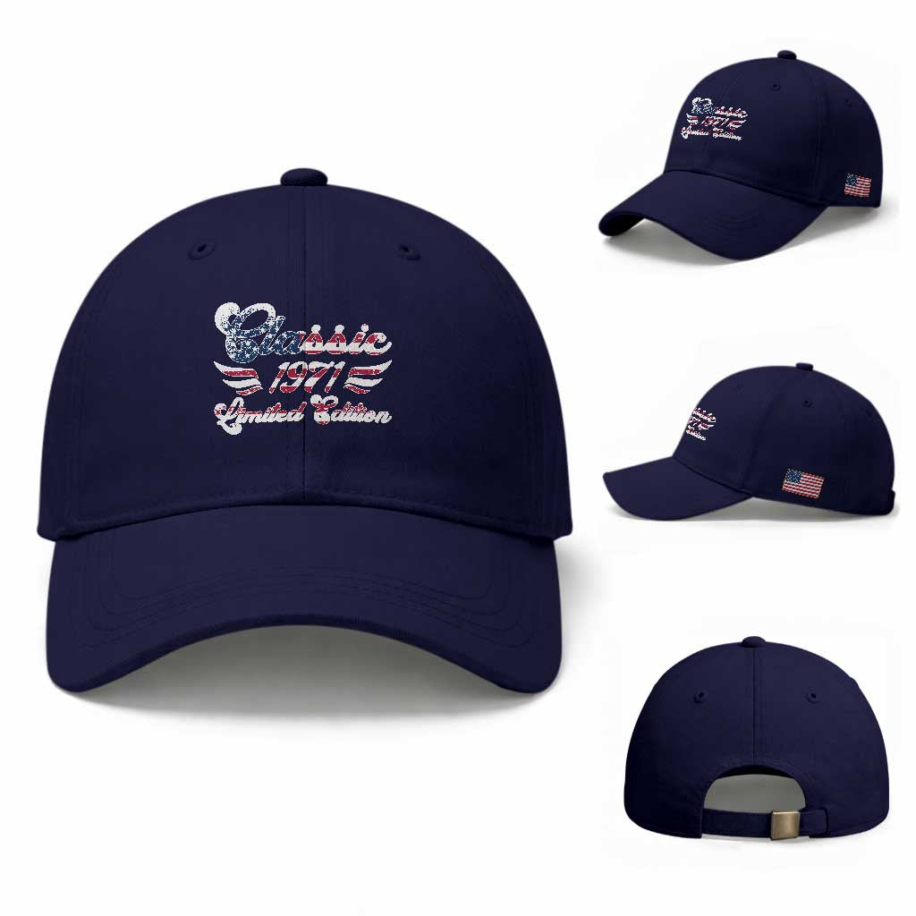 55th Birthday 1971 Limited Edition Classic Pony Car Inspo Baseball Cap