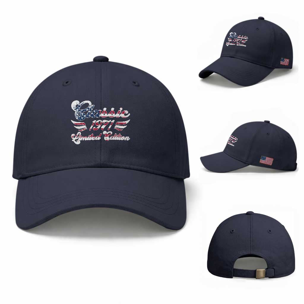 55th Birthday 1971 Limited Edition Classic Pony Car Inspo Baseball Cap