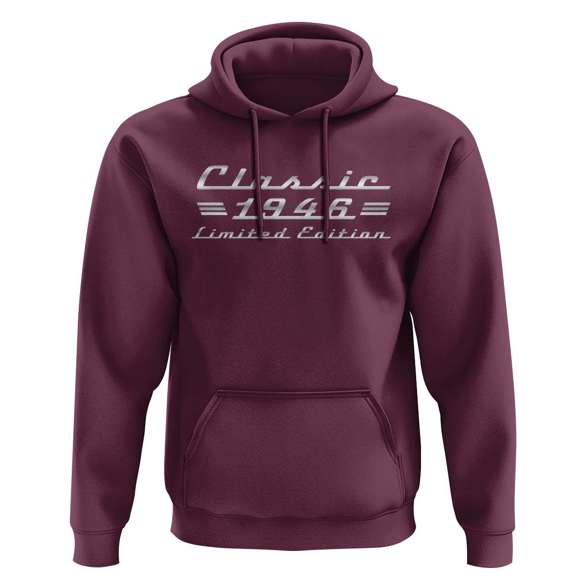 80th Birthday 1946 Limited Edition Classic Car Hoodie