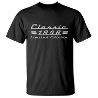 80th Birthday 1946 Limited Edition Classic Car T Shirt