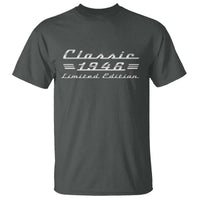 80th Birthday 1946 Limited Edition Classic Car T Shirt