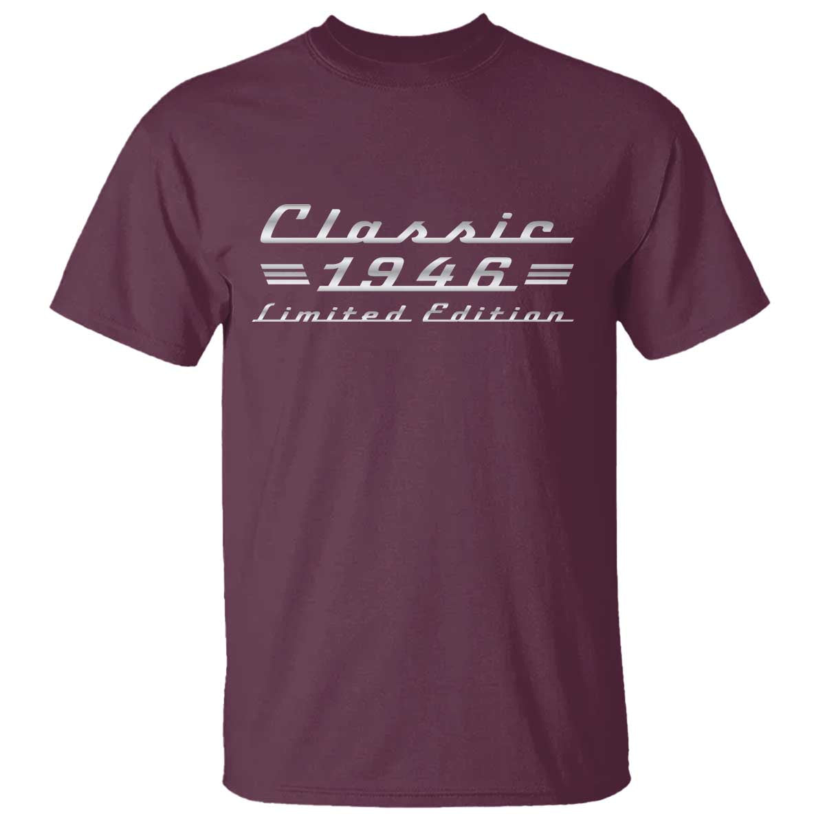 80th Birthday 1946 Limited Edition Classic Car T Shirt