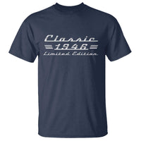 80th Birthday 1946 Limited Edition Classic Car T Shirt