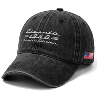 70th Birthday 1956 Limited Edition Classic Car Washed Cotton Baseball Cap