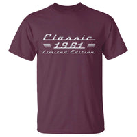65th Birthday 1961 Limited Edition Classic Car T Shirt