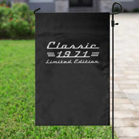 55th Birthday 1971 Limited Edition Classic Car Garden Flag