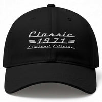 55th Birthday 1971 Limited Edition Classic Car Baseball Cap