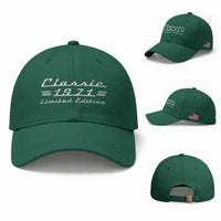 55th Birthday 1971 Limited Edition Classic Car Baseball Cap