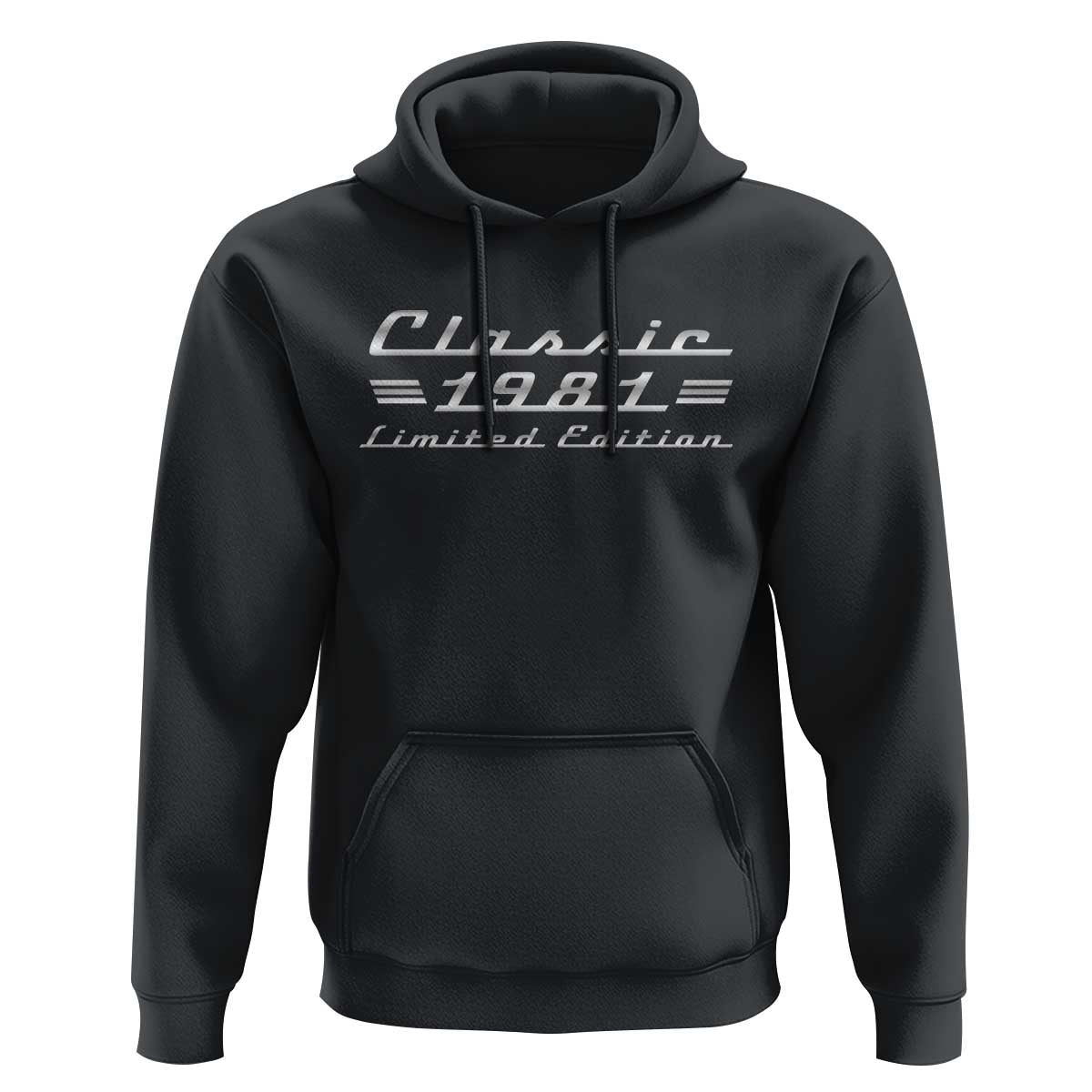 45th Birthday 1981 Limited Edition Classic Car Hoodie