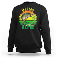 Funny Bass Fishing St Patricks Day Sweatshirt Master Baiter