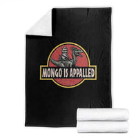 Retro Mongo is Appalled Throw Blanket Princess Donut and Mongo Book Lover