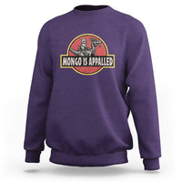 Retro Mongo is Appalled Sweatshirt Princess Donut and Mongo Book Lover