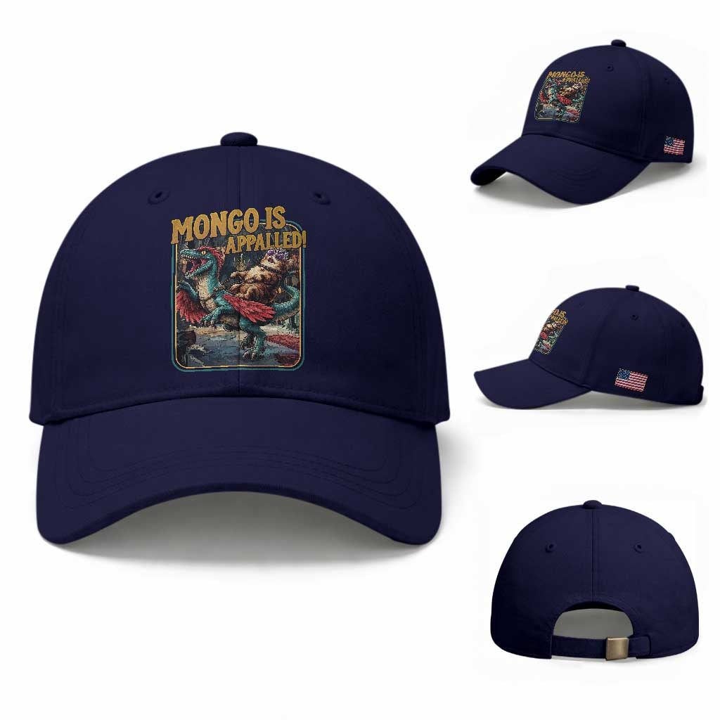 Mongo is Appalled Baseball Cap Vintage Princess Donut Riding Mongo