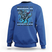 Mongo is Appalled Sweatshirt Funny Princess Donut Riding Mongo