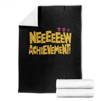 New Achievement Throw Blanket Funny Sci-Fi Book Lover