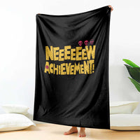 New Achievement Throw Blanket Funny Sci-Fi Book Lover