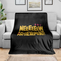 New Achievement Throw Blanket Funny Sci-Fi Book Lover