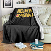 New Achievement Throw Blanket Funny Sci-Fi Book Lover