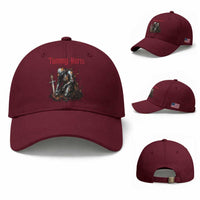 Tummy Hurts Baseball Cap Funny Medieval Knight Dark Humor