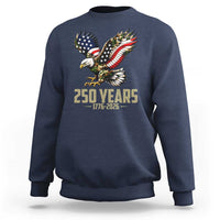 250 Years America Anniversary Sweatshirt Military Eagle American Flag Camo