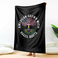 Brazilian Roots American Grown Tree Flag Throw Blanket