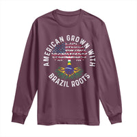 Brazilian Roots American Grown Tree Flag Long Sleeve Shirt