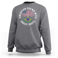 Brazilian Roots American Grown Tree Flag Sweatshirt
