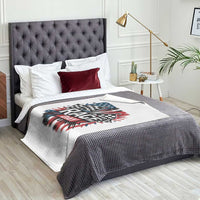 Checkered Flag Racing Throw Blanket Race Day Team Lover - Wonder Print Shop