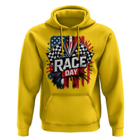 Checkered Flag Racing Hoodie Race Day Team Lover - Wonder Print Shop