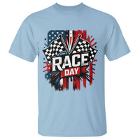 Checkered Flag Racing T Shirt Race Day Team Lover - Wonder Print Shop