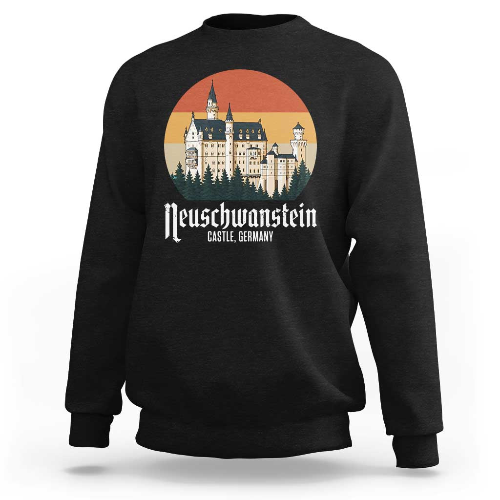 Neuschwanstein Castle Bavaria Germany Souvenir Memorabilia Sweatshirt