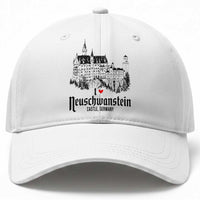 Neuschwanstein Castle Lover Baseball Cap Vintage Bavaria I Love Germany