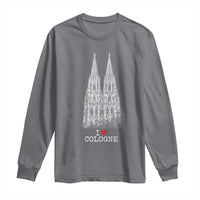 Cologne Cathedral Lover Vintage Köln German Skyline Long Sleeve Shirt