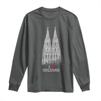Cologne Cathedral Lover Vintage Köln German Skyline Long Sleeve Shirt