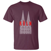 Cologne Cathedral Silhouette Köln German Graphic T Shirt