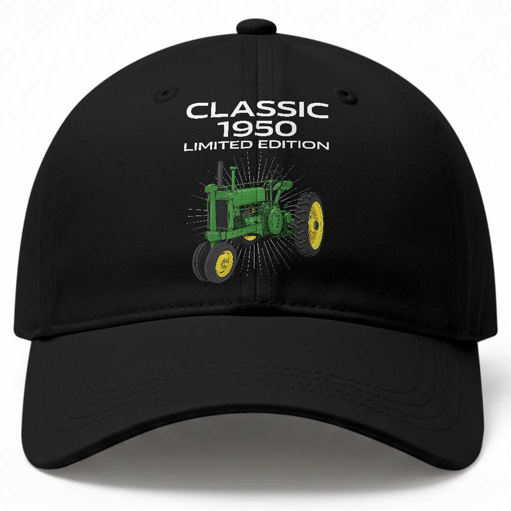 76th Birthday 1950 Limited Edition Classic Farm Tractor Baseball Cap