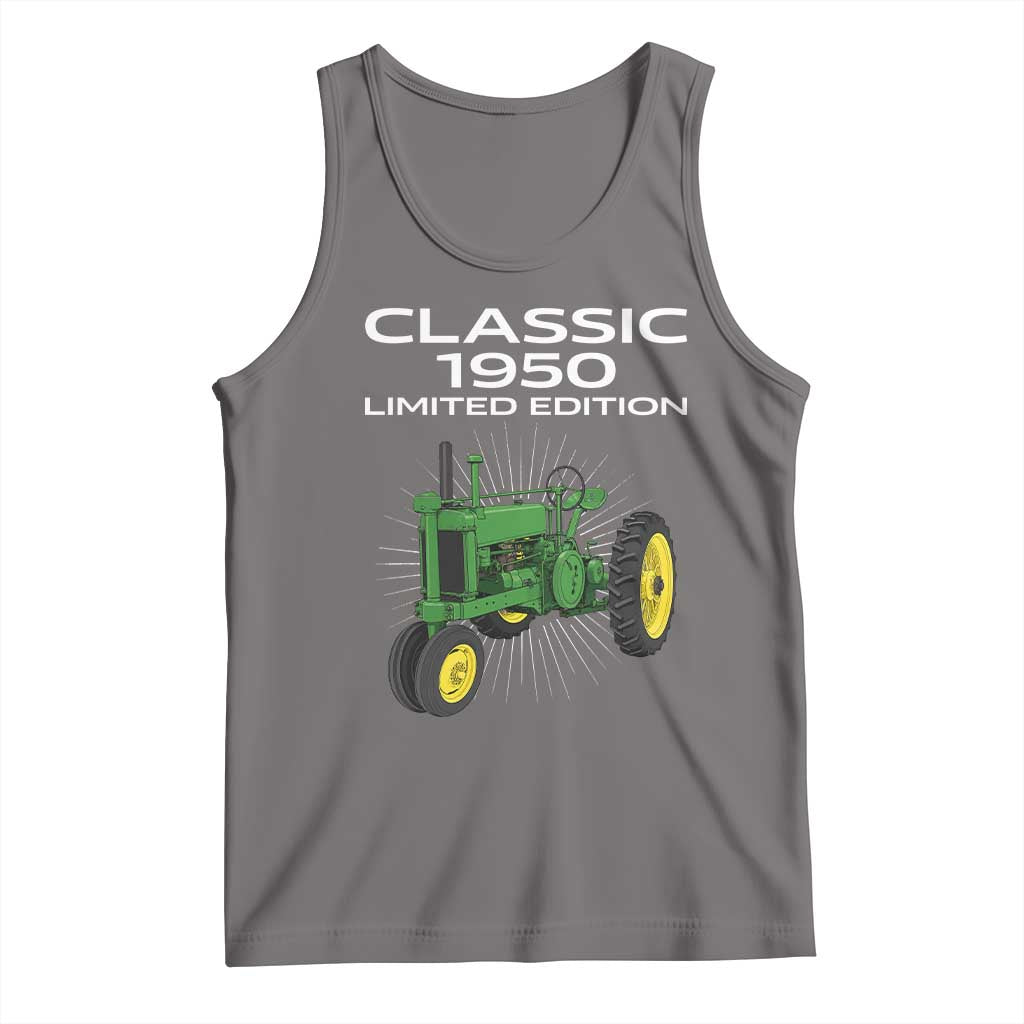 76th Birthday 1950 Limited Edition Classic Farm Tractor Tank Top