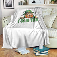 I Saw That Throw Blanket Funny Leprechaun St Patricks Day Meme