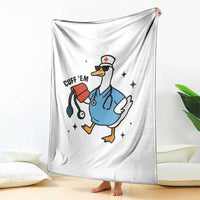 Funny Silly Goose ER Nurse Throw Blanket Cuff 'Em - Wonder Print Shop